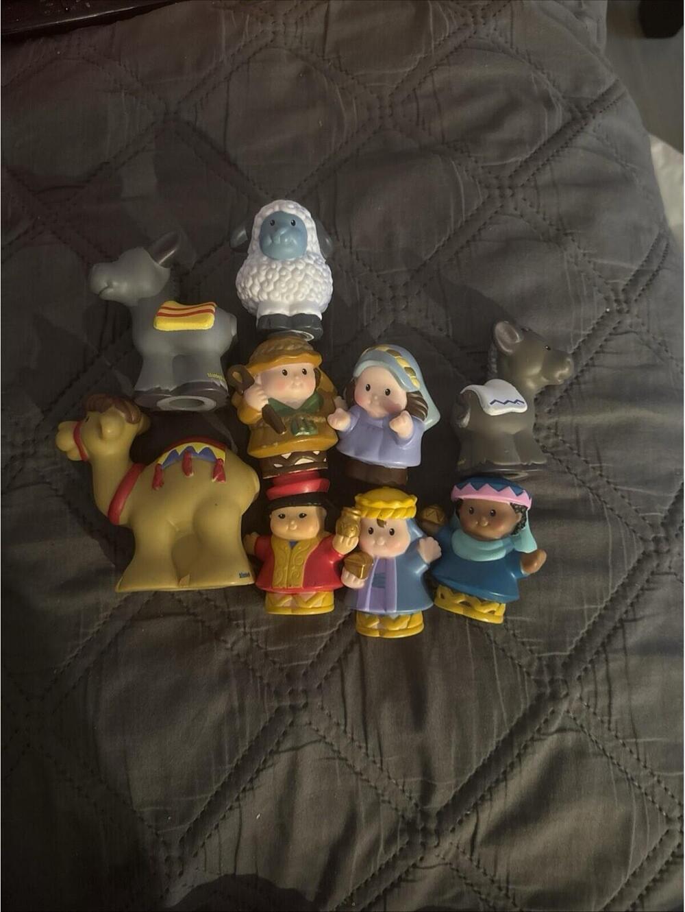 Fisher Price Little People Nativity Replacement Animal Mary Joseph Wisemen 9 PCS